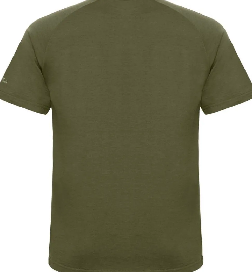 Gridarmor Men's Merino Wool Tee Winter Moss