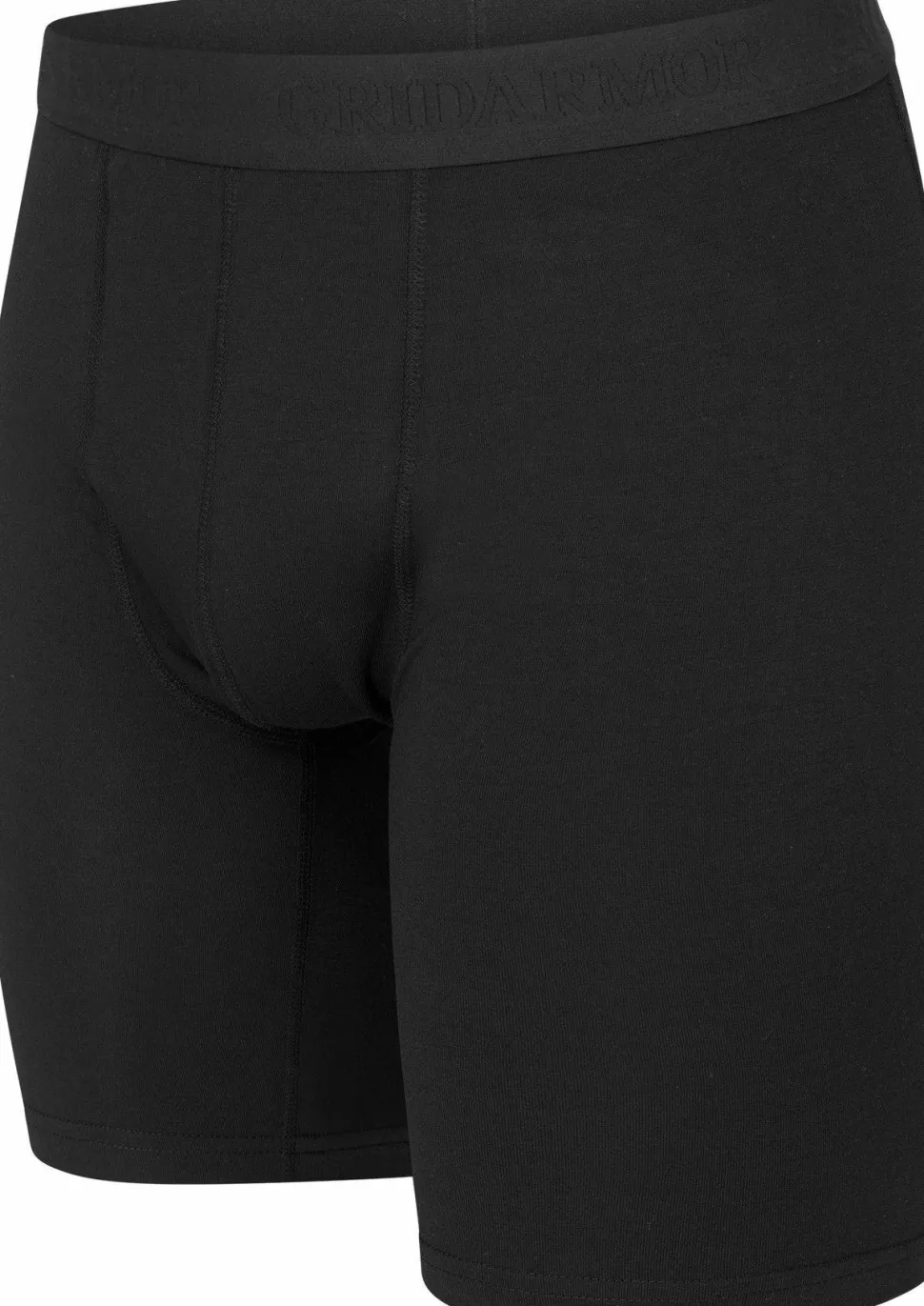 Gridarmor Men's Merino Wool Long Boxers Black Beauty