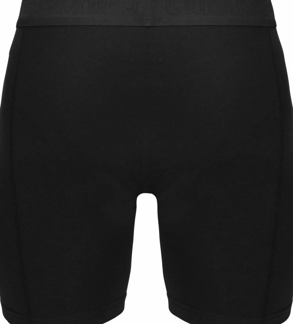 Gridarmor Men's Merino Wool Long Boxers Black Beauty