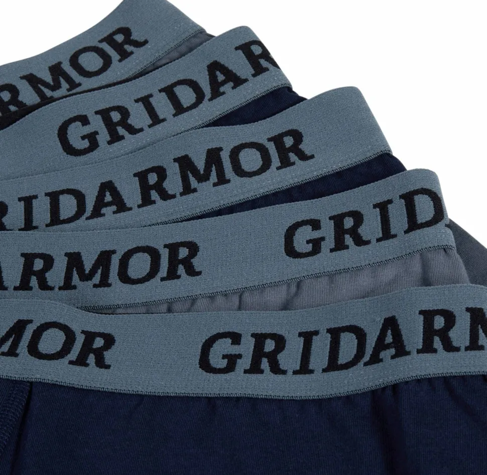 Gridarmor Men's Steine 5p Cotton Boxers 2.0 Multi Color