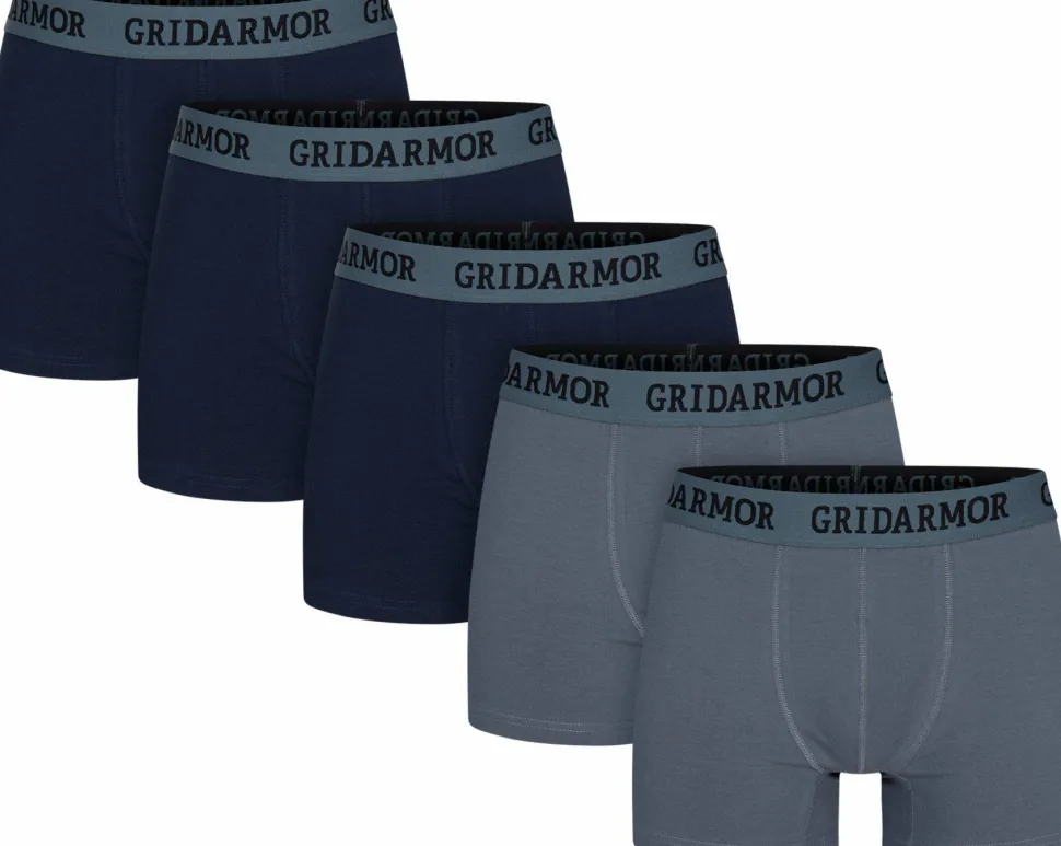 Gridarmor Men's Steine 5p Cotton Boxers 2.0 Multi Color