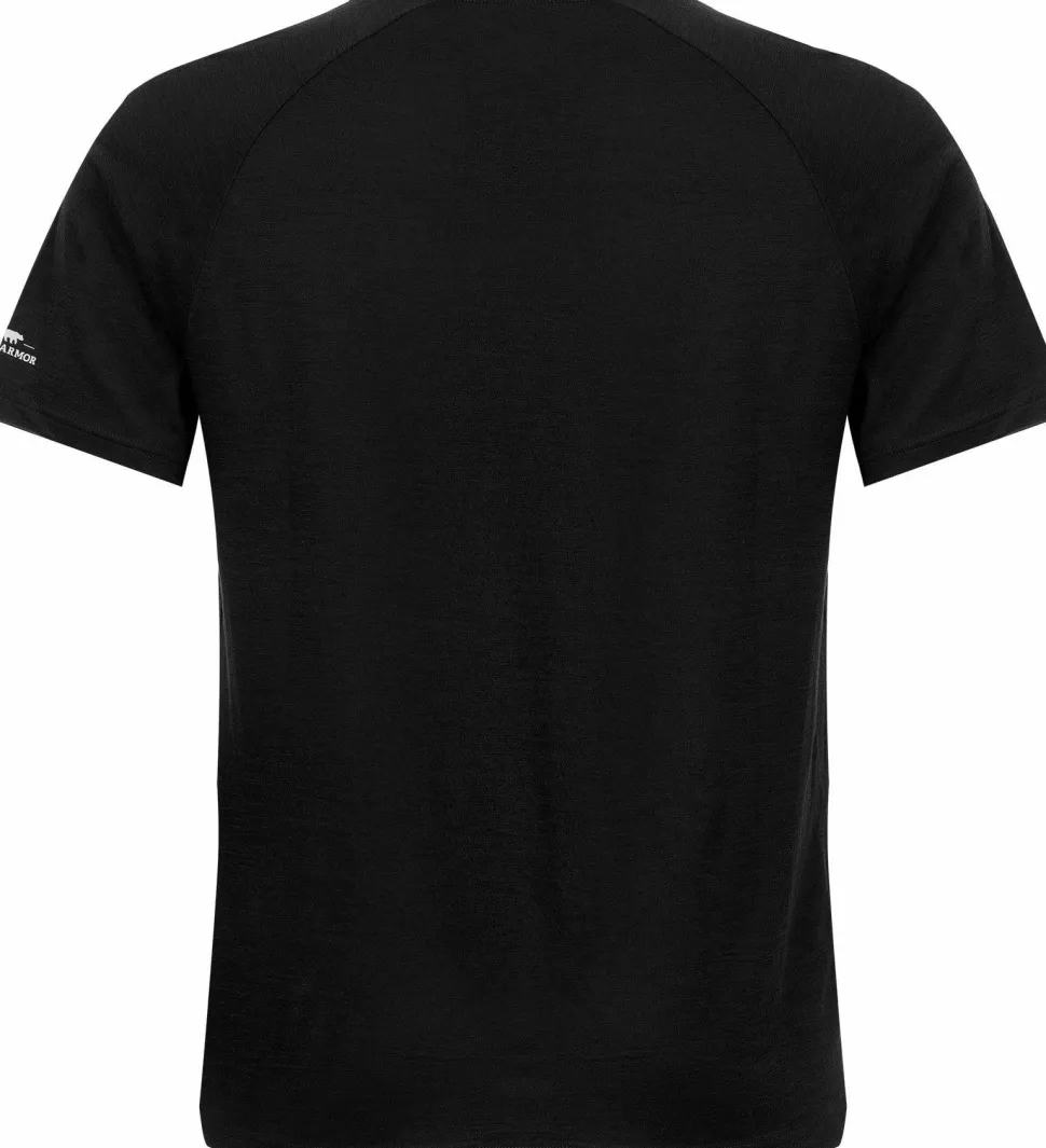 Gridarmor Men's Thin Merino Tee Black Beauty