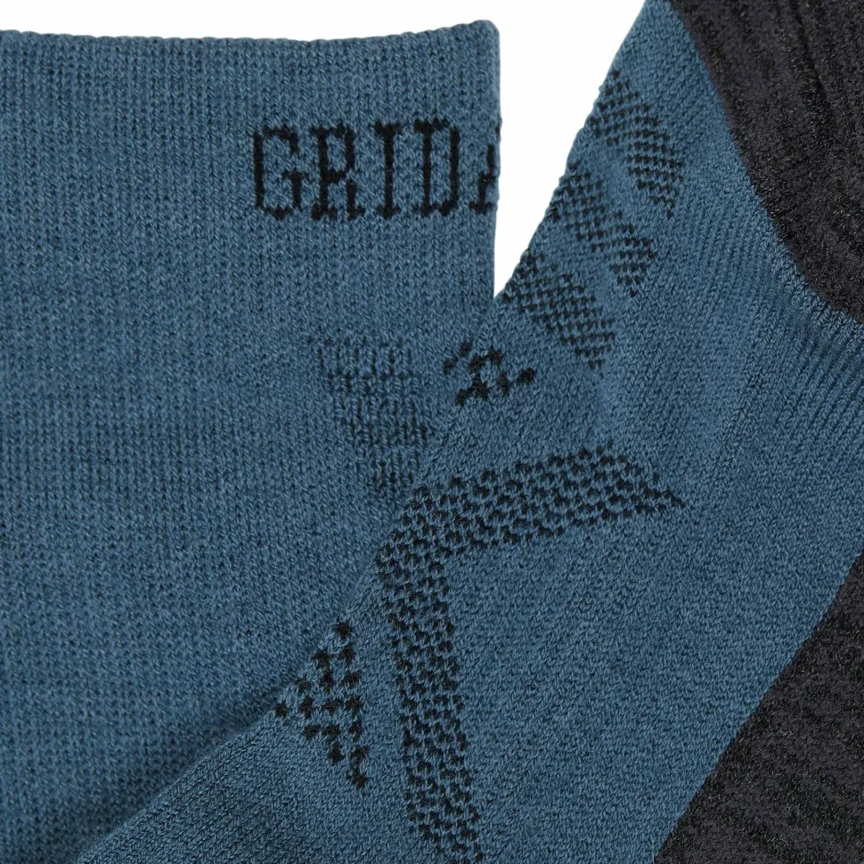 Gridarmor Merino Trekking Light Sock Indian Teal