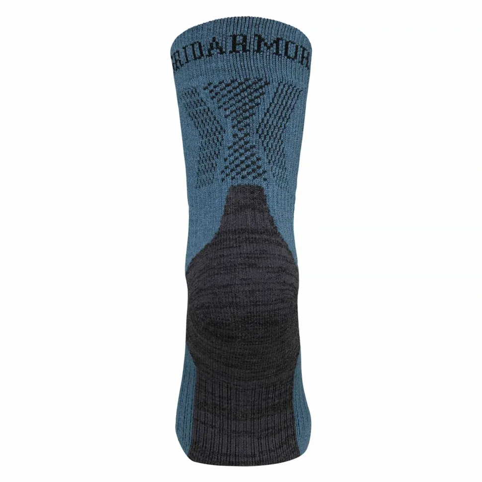 Gridarmor Merino Trekking Light Sock Indian Teal