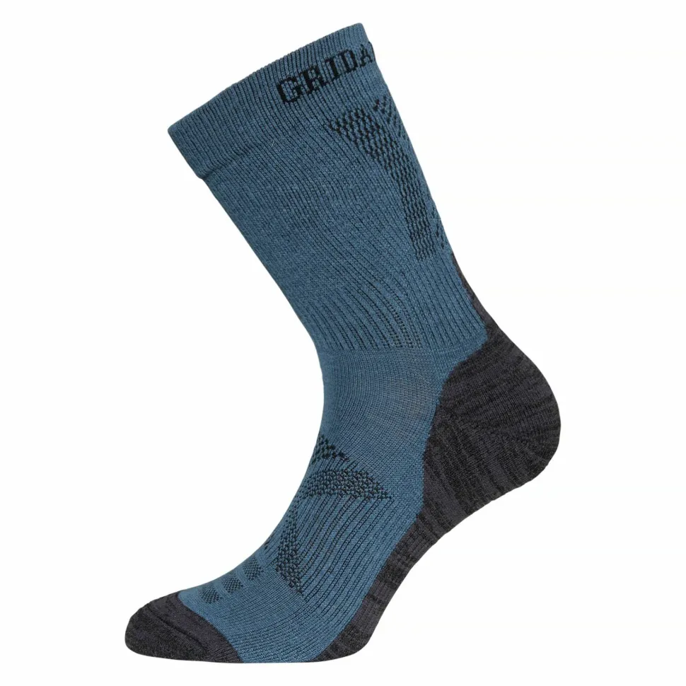 Gridarmor Merino Trekking Light Sock Indian Teal