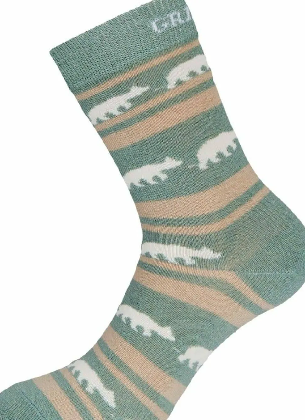 Gridarmor Striped Bear Merino Socks Green Bay