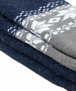 Gridarmor Unisex Alpacka Wool Heritage Socks 2-pack Navy Blazer