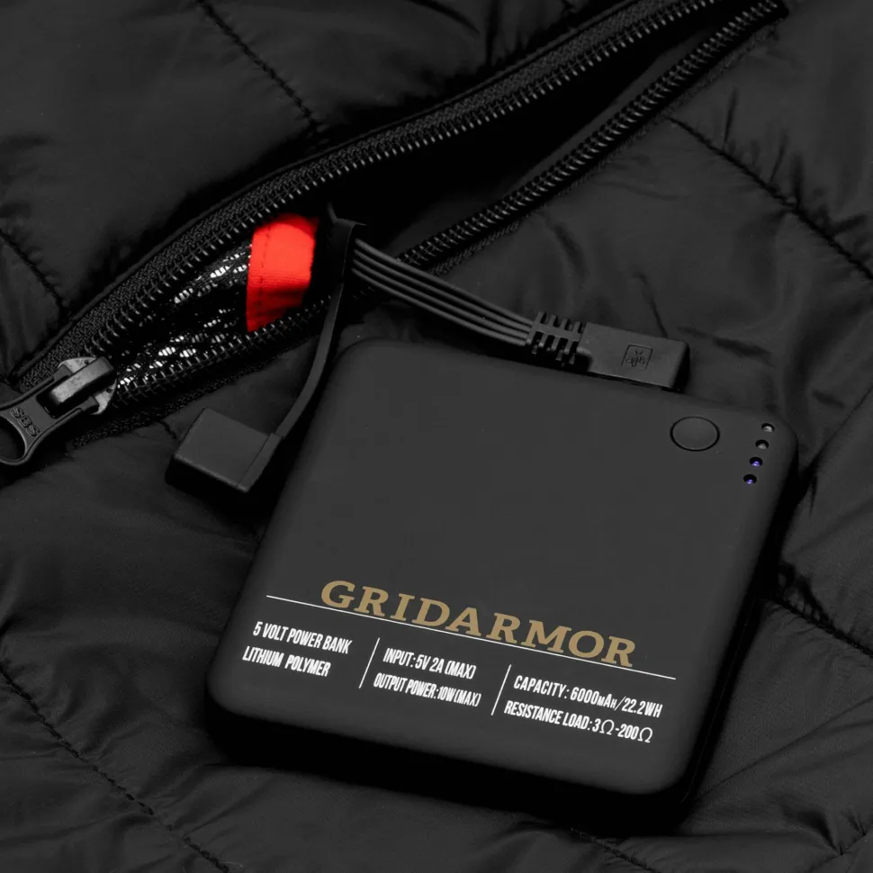Gridarmor Unisex Heat Vest Black