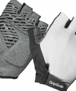Gripgrab Expert RC Max Padded Short Finger Summer Gloves White