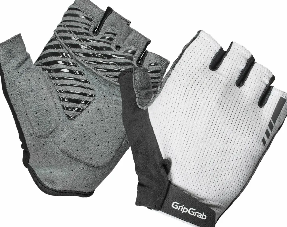 Gripgrab Expert RC Max Padded Short Finger Summer Gloves White
