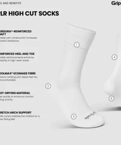 Gripgrab EXPLR High Cut Socks White