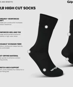 Gripgrab EXPLR High Cut Socks Black