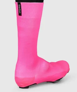 Gripgrab Flandrien Waterproof Knitted Road Shoe Covers Pink