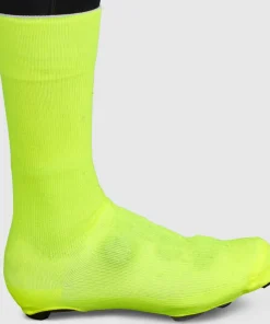 Gripgrab Flandrien Waterproof Knitted Road Shoe Covers Yellow Hi-Vis