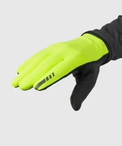 Gripgrab Insulator 2 Hi-Vis Spring-Autumn Gloves Yellow Hi-Vis