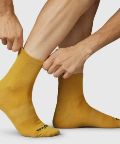 Gripgrab Lightweight SL Short Summer Socks Mustard Yellow