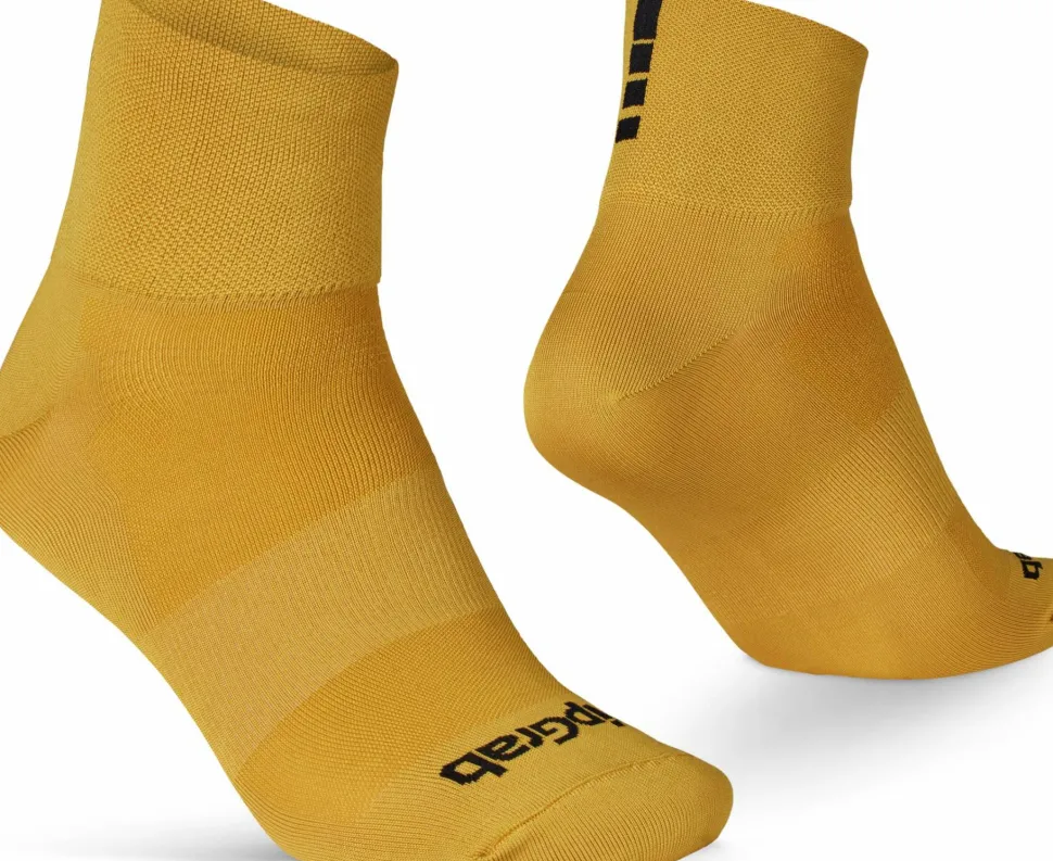 Gripgrab Lightweight SL Short Summer Socks Mustard Yellow