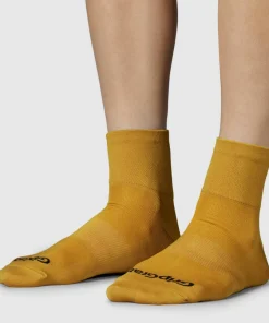 Gripgrab Lightweight SL Short Summer Socks Mustard Yellow