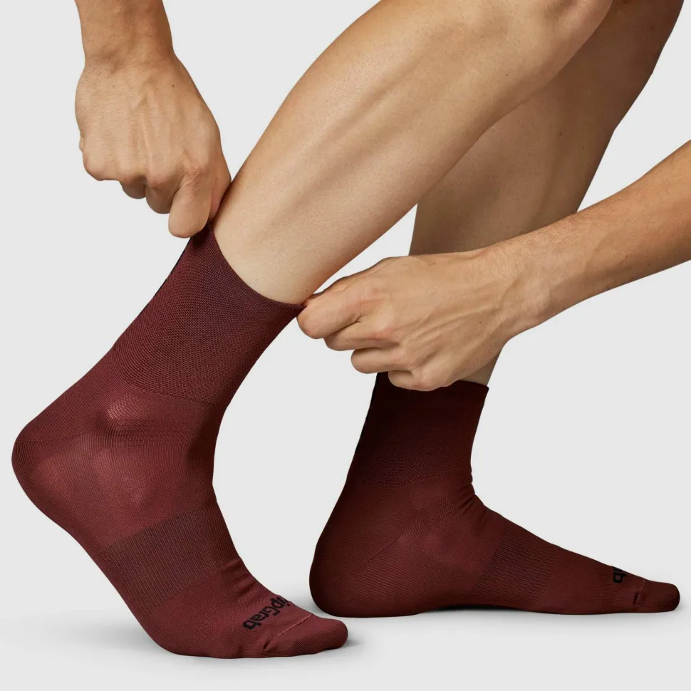 Gripgrab Lightweight SL Short Summer Socks Dark Red