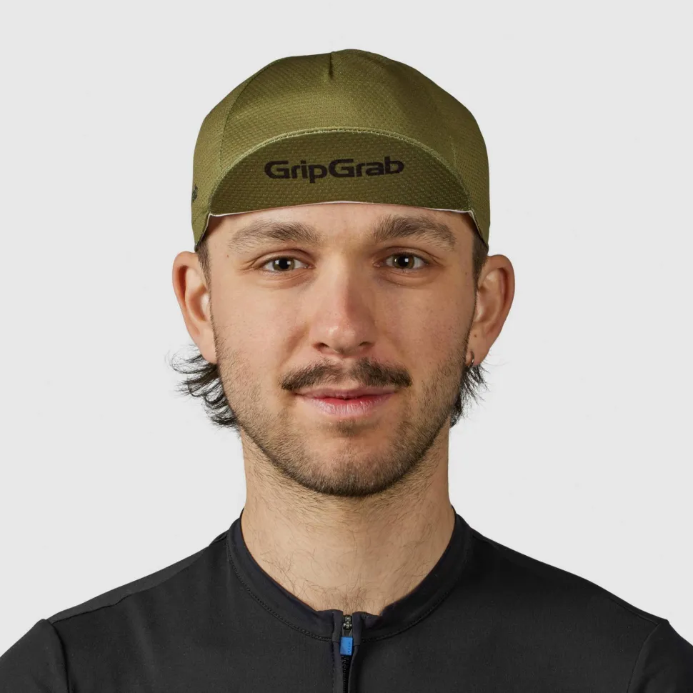 Gripgrab Lightweight Summer Cycling Cap Olive Green