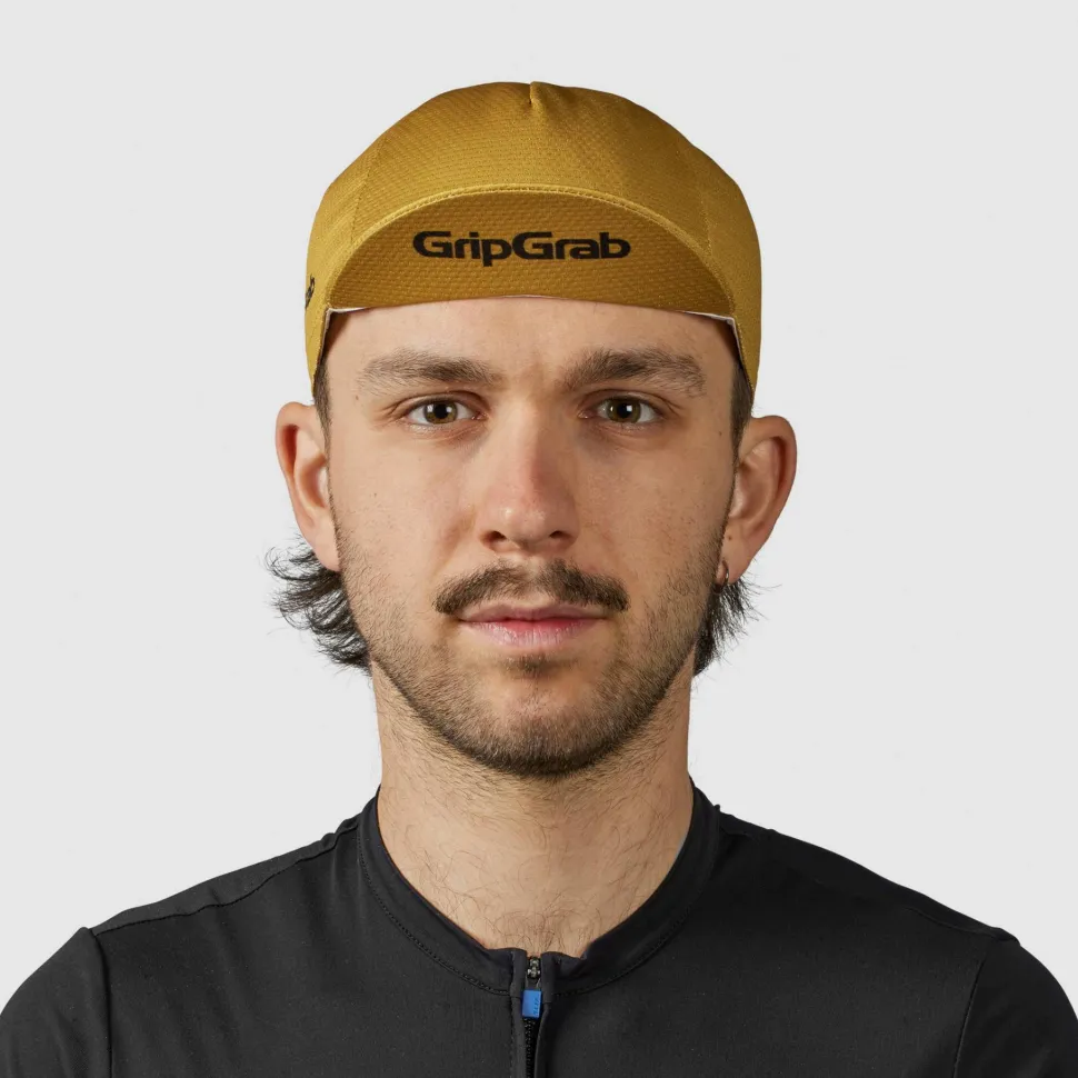 Gripgrab Lightweight Summer Cycling Cap Mustard Yellow