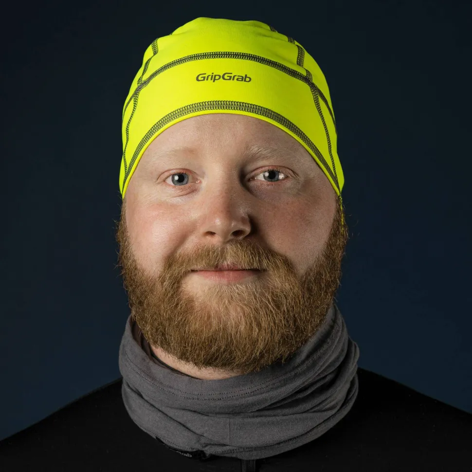 Gripgrab Lightweight Thermal Hi-vis Orange Hi-vis