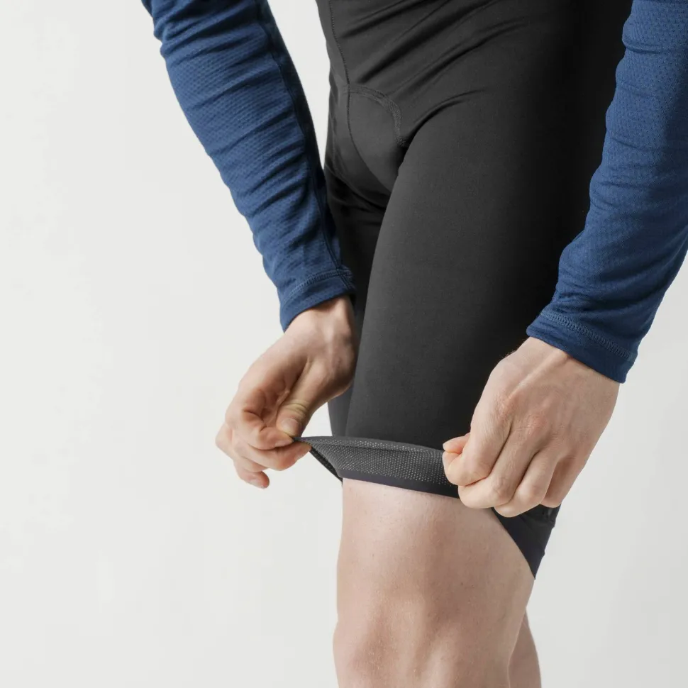 Gripgrab Men's AquaRepel Water-Resistant Bib Shorts Black