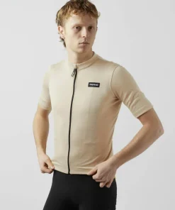 Gripgrab Men's GripGrab EXPLR Merinotech Short Sleeve Jersey Beige