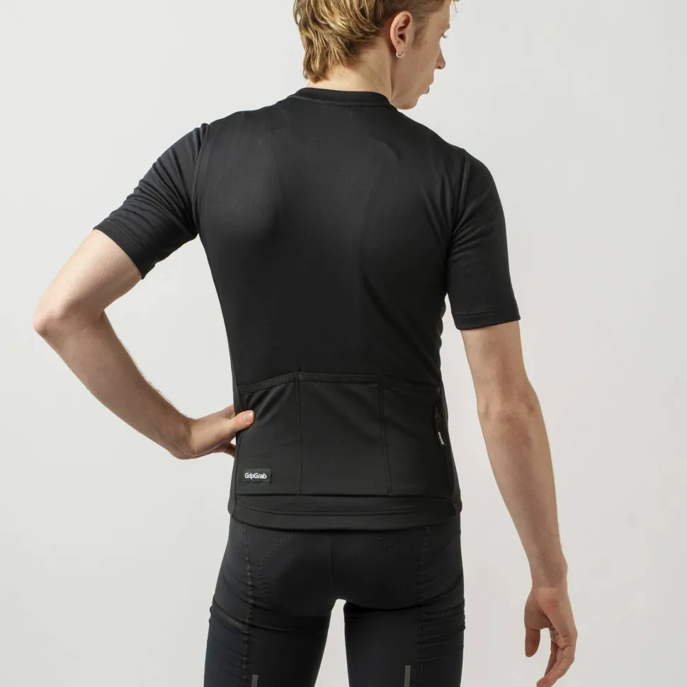 Gripgrab Men's GripGrab EXPLR Merinotech Short Sleeve Jersey Black