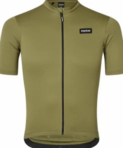 Gripgrab Men's GripGrab EXPLR Merinotech Short Sleeve Jersey Olive Green