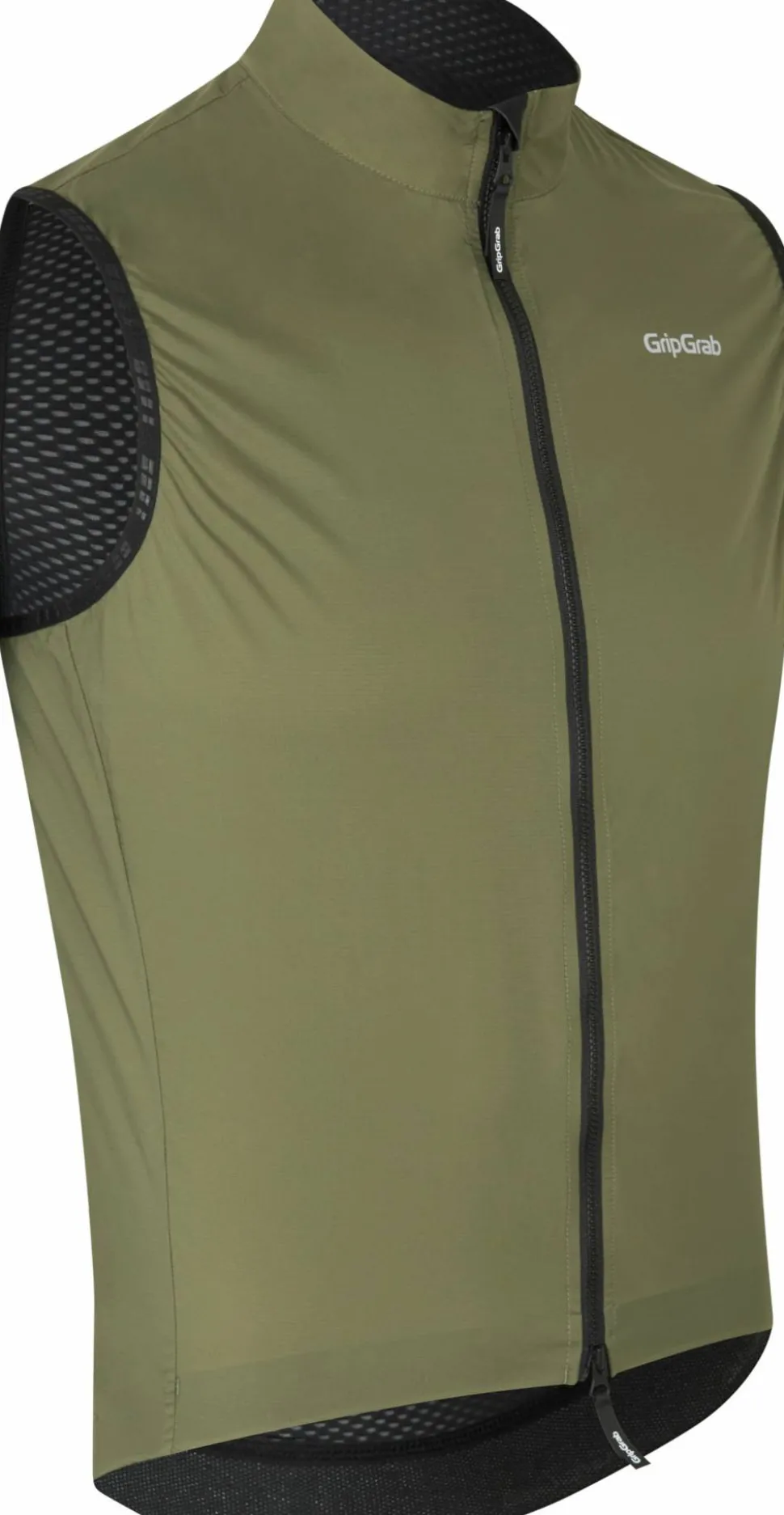 Gripgrab Men's GripGrab PACR Windproof Lightweight Vest Olive Green