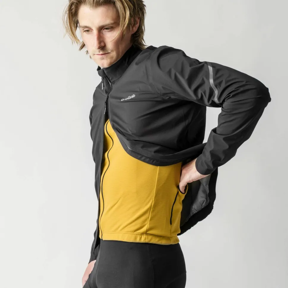 Gripgrab Men's GripGrab PACR Waterproof Lightweight Jacket Black