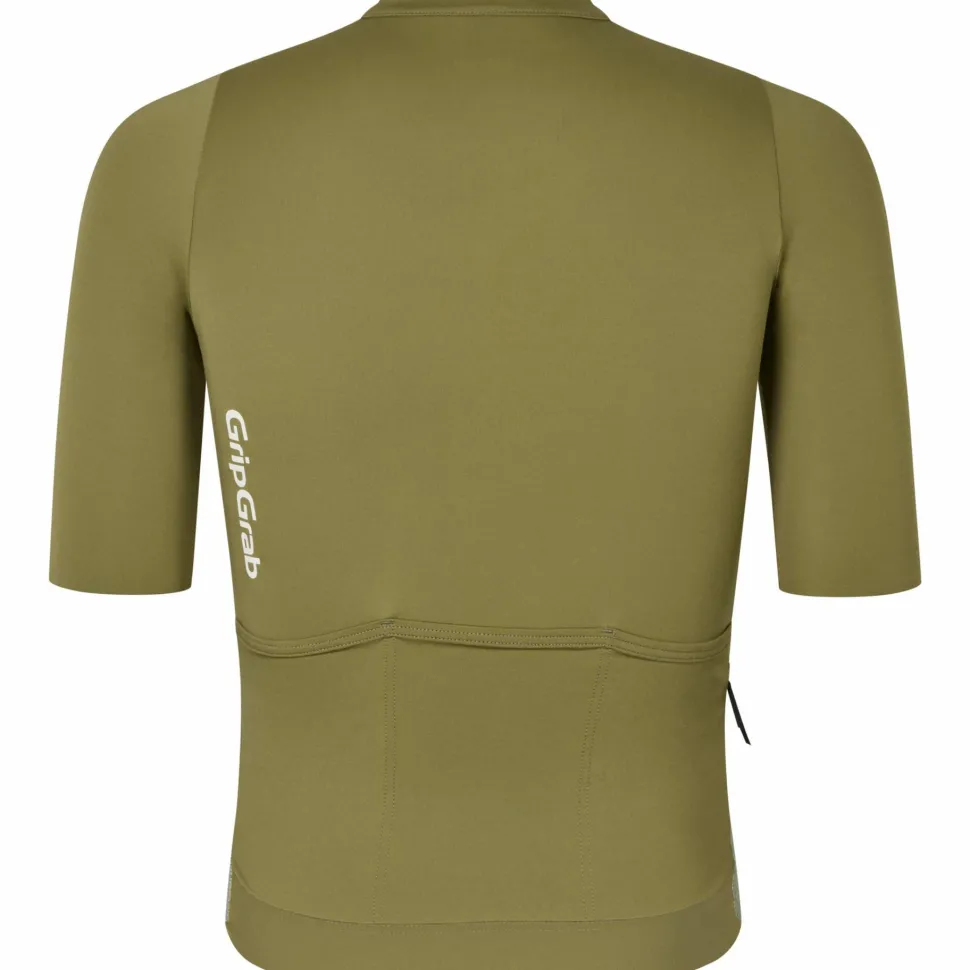 Gripgrab Men's GripGrab PACR Lightweight Short Sleeve Jersey Olive Green
