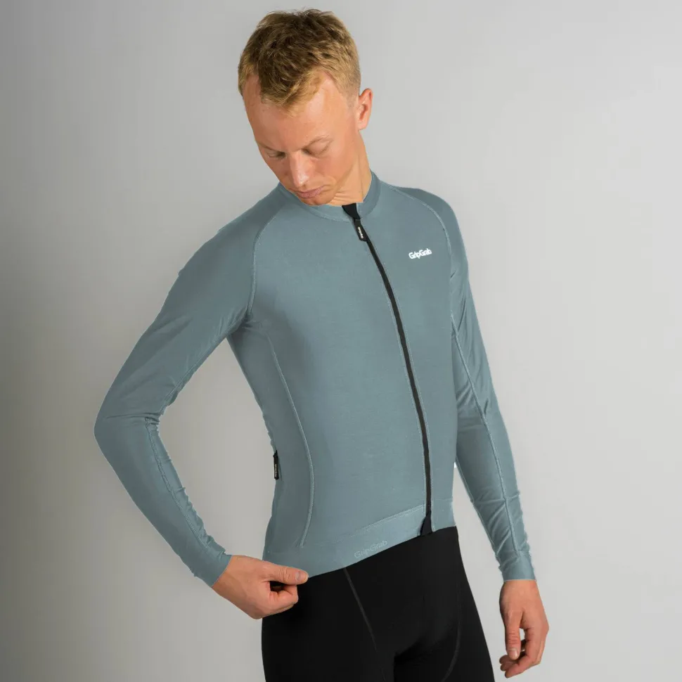 Gripgrab Men's Pacr Long Sleeve Jersey Light Blue