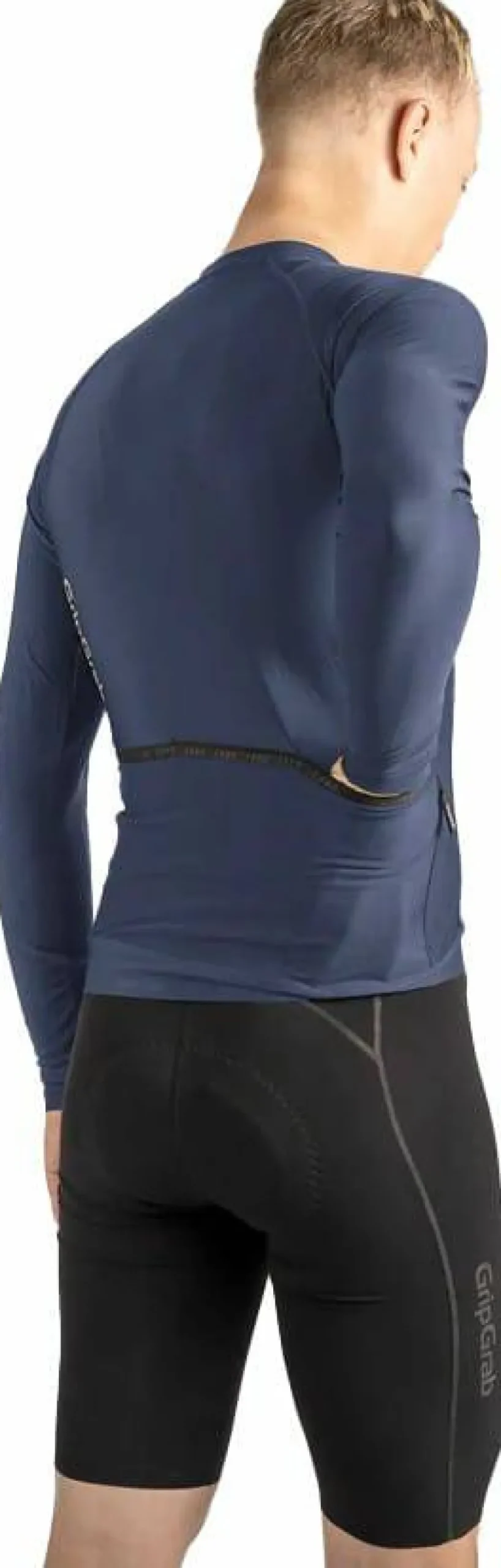 Gripgrab Men's Pacr Long Sleeve Jersey Navy Blue