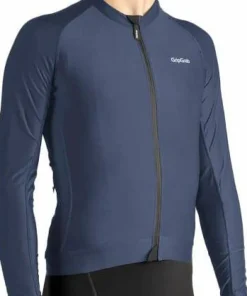Gripgrab Men's Pacr Long Sleeve Jersey Navy Blue