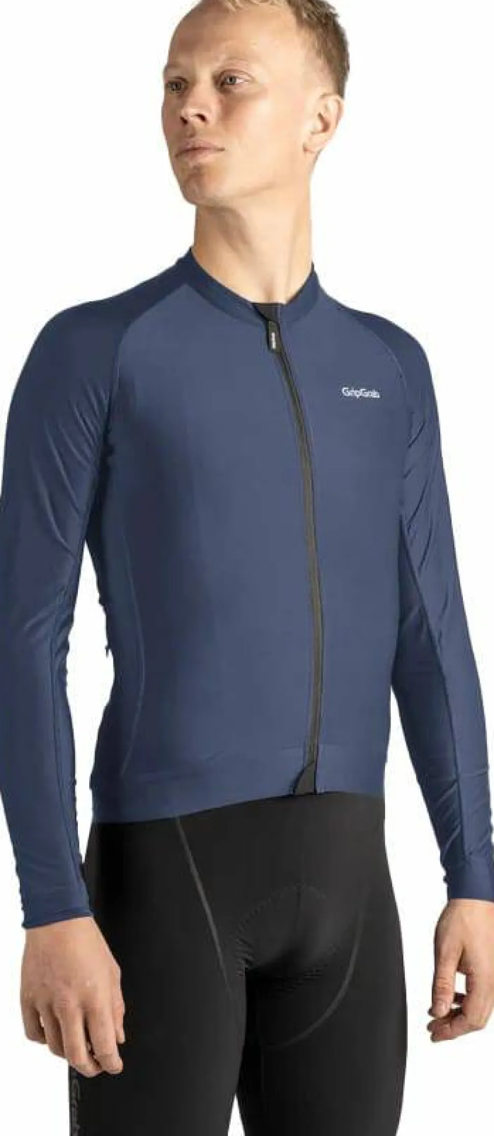 Gripgrab Men's Pacr Long Sleeve Jersey Navy Blue