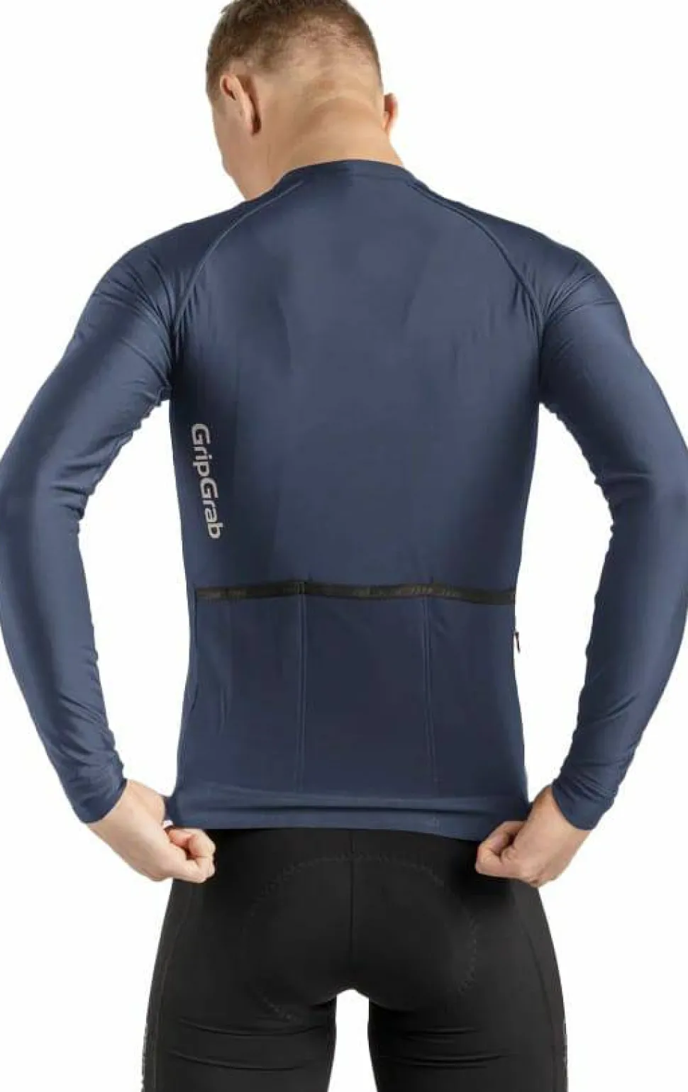Gripgrab Men's Pacr Long Sleeve Jersey Navy Blue