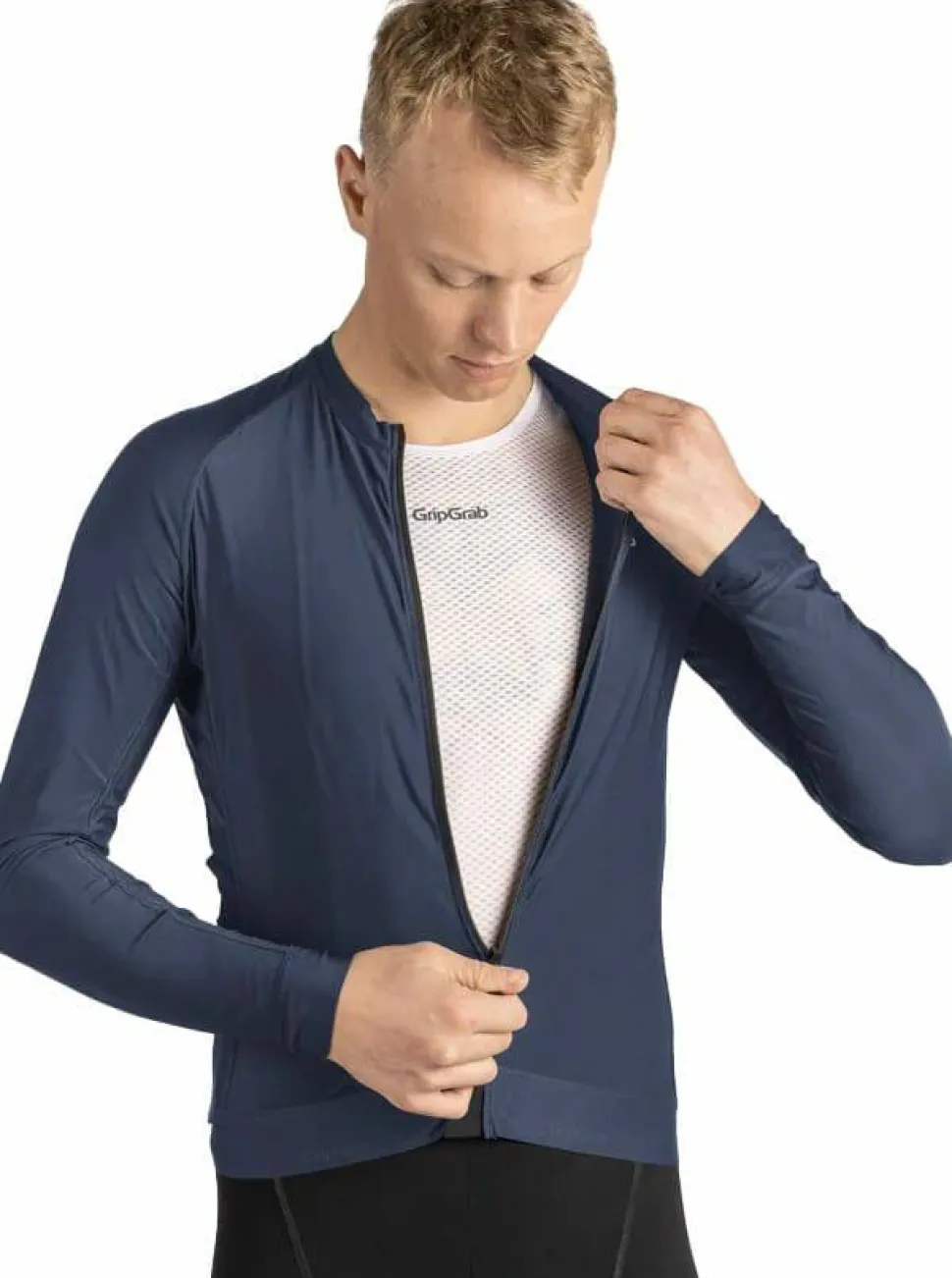 Gripgrab Men's Pacr Long Sleeve Jersey Navy Blue