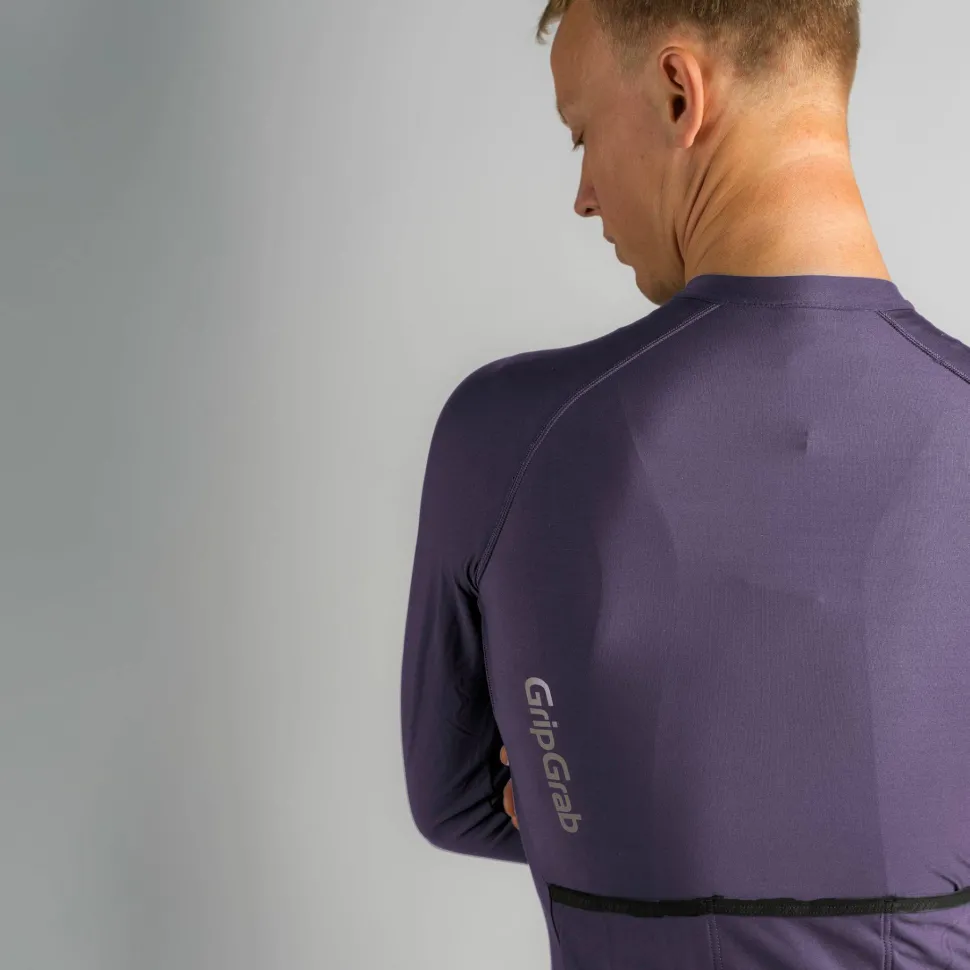 Gripgrab Men's Pacr Long Sleeve Jersey Purple