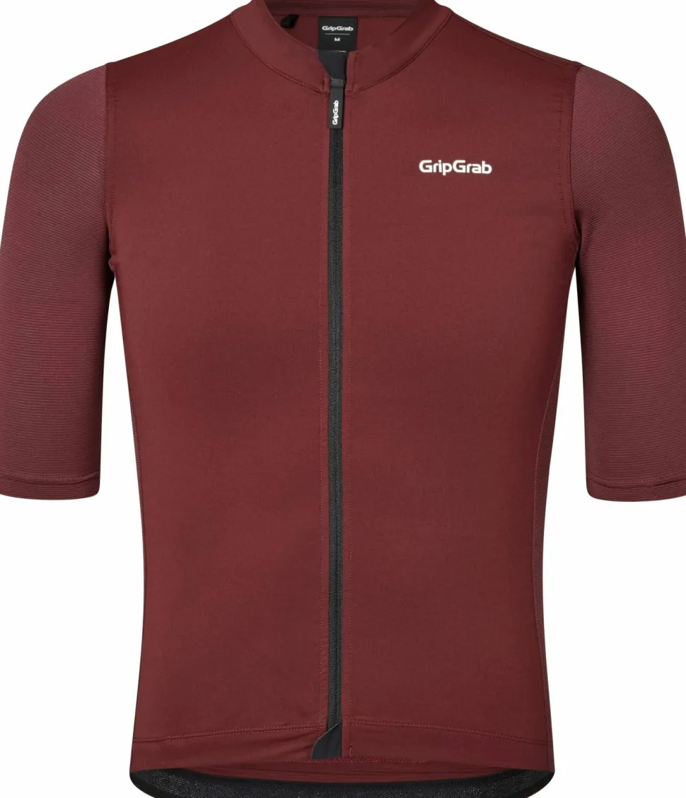 Gripgrab Men's Ride Short Sleeve Jersey Dark Red