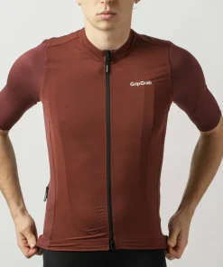 Gripgrab Men's Ride Short Sleeve Jersey Dark Red
