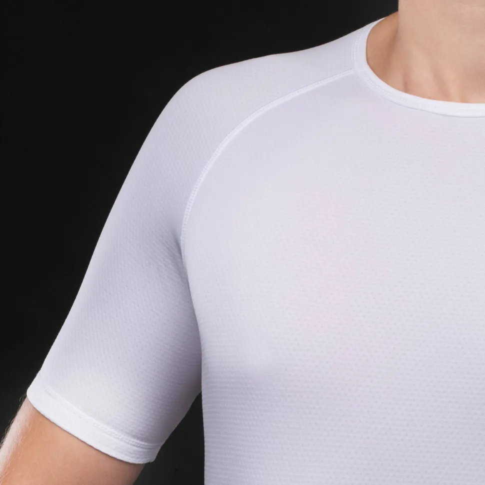 Gripgrab Men's Ride Thermal Short Sleeve Base White