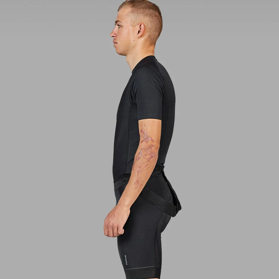 Gripgrab Men's Windbreaking Short Sleeve Base Layer Black