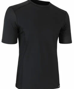Gripgrab Men's Windbreaking Short Sleeve Base Layer Black