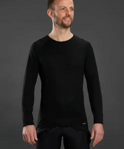 Gripgrab Merino Polyfibre Long Sleeve Base Layer Black
