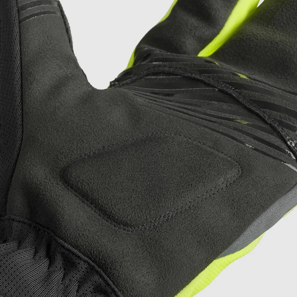 Gripgrab Nordic 2 Windproof Deep Winter Lobster Gloves Yellow Hi-Vis