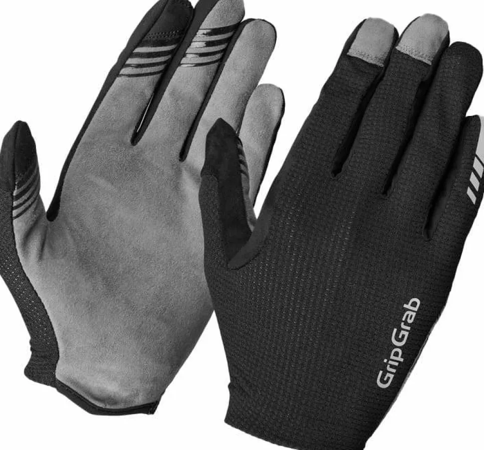 Gripgrab Pacr Insidegrip™ Full Finger Summer Gloves Black
