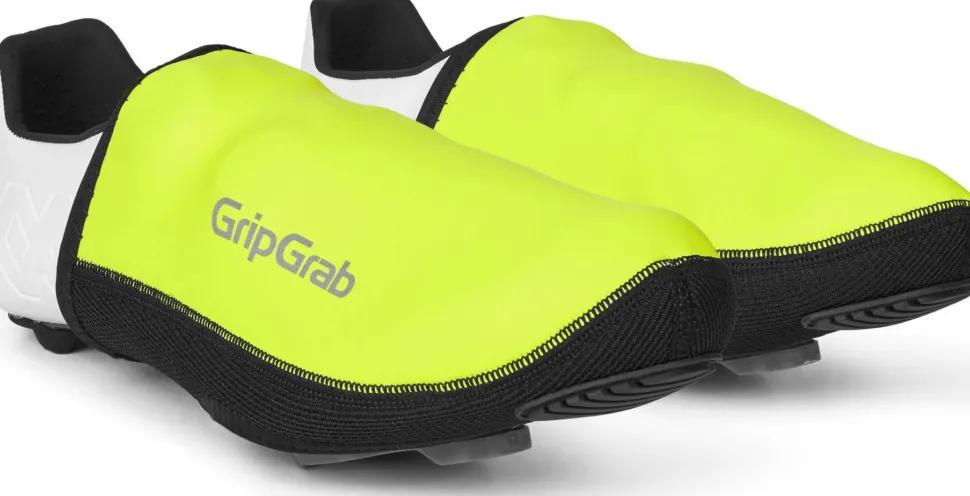 Gripgrab PACR Windproof Toe Covers Yellow Hi-vis