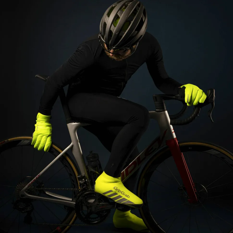Gripgrab Polaris 2 Waterproof Winter Gloves Yellow Hi-Vis